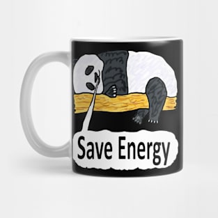 Save Energy Panda Mug